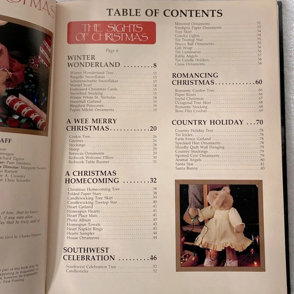 Vintage The  Spirit Of Christmas Creative Holiday Ideas Hardcover Book 4 - Picture 4 of 13